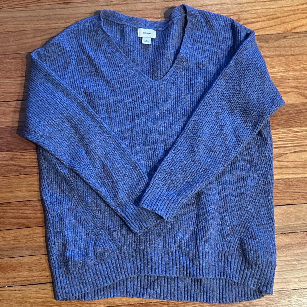 Old navy Blue V-Neck Sweater